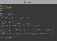 Scrapy Web爬虫框架 v1.3.0 python环境